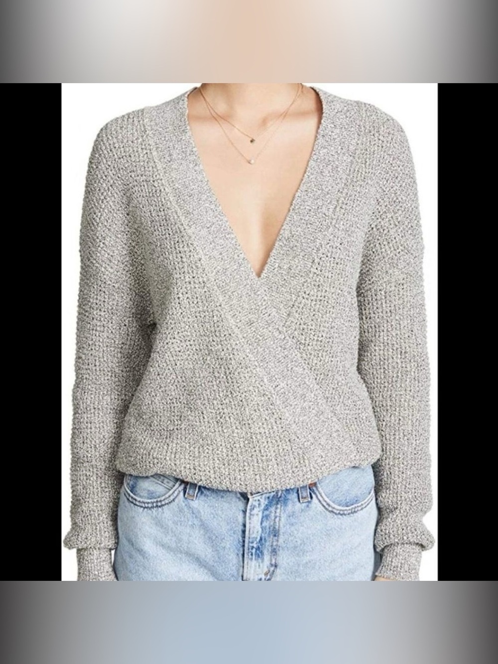 UO BDG Open Knit Wrap Sweater